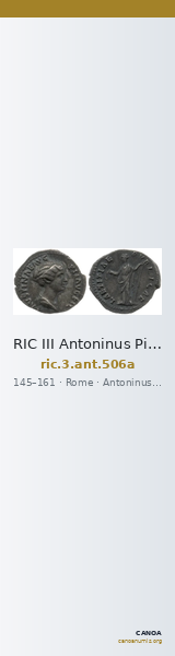 RIC III Antoninus Pius 506a — CANOA