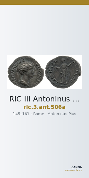 RIC III Antoninus Pius 506a — CANOA