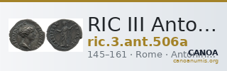 RIC III Antoninus Pius 506a — CANOA