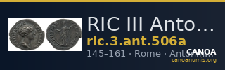 RIC III Antoninus Pius 506a — CANOA