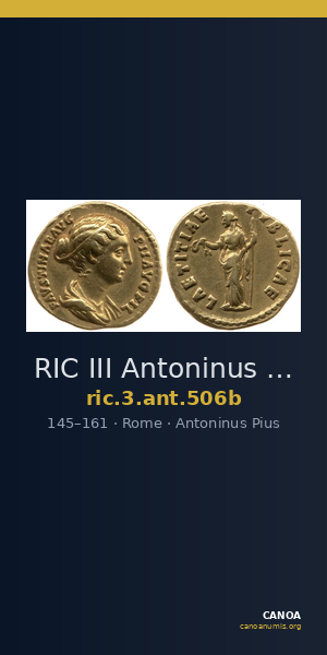 RIC III Antoninus Pius 506b — CANOA
