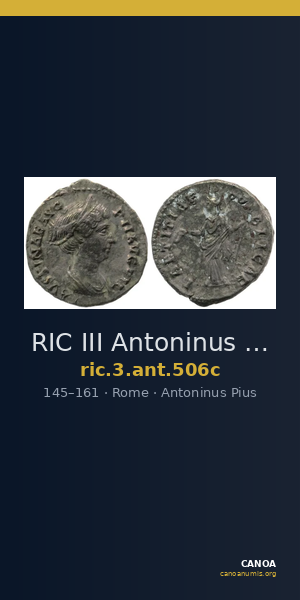 RIC III Antoninus Pius 506c — CANOA