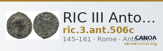 RIC III Antoninus Pius 506c — CANOA
