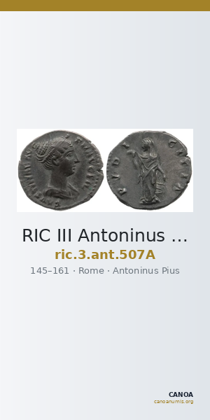 RIC III Antoninus Pius 507A — CANOA