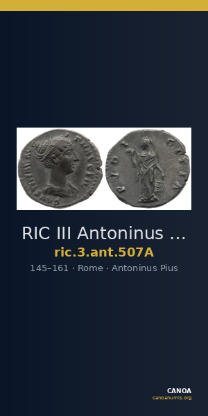 RIC III Antoninus Pius 507A — CANOA