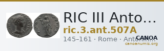 RIC III Antoninus Pius 507A — CANOA
