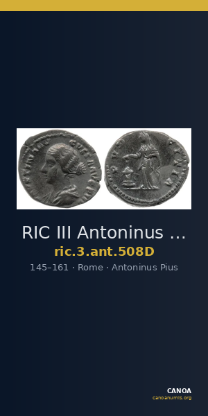 RIC III Antoninus Pius 508D — CANOA