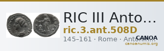 RIC III Antoninus Pius 508D — CANOA