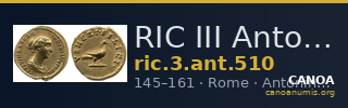 RIC III Antoninus Pius 510 — CANOA