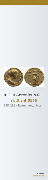 RIC III Antoninus Pius 513B — CANOA