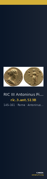 RIC III Antoninus Pius 513B — CANOA