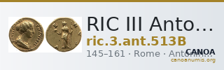 RIC III Antoninus Pius 513B — CANOA