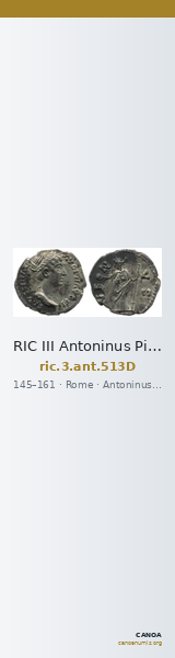 RIC III Antoninus Pius 513D — CANOA