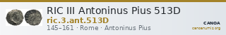 RIC III Antoninus Pius 513D — CANOA