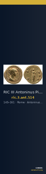 RIC III Antoninus Pius 514 — CANOA