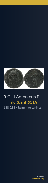 RIC III Antoninus Pius 519A — CANOA
