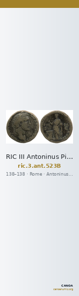 RIC III Antoninus Pius 523B — CANOA