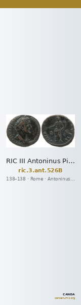 RIC III Antoninus Pius 526B — CANOA