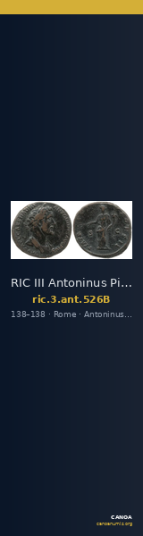 RIC III Antoninus Pius 526B — CANOA