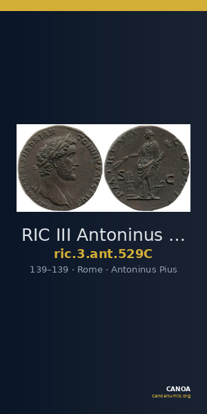 RIC III Antoninus Pius 529C — CANOA