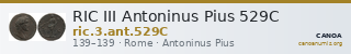 RIC III Antoninus Pius 529C — CANOA