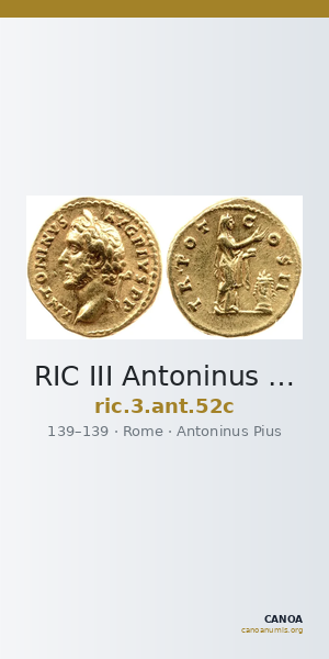 RIC III Antoninus Pius 52c — CANOA