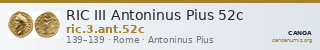 RIC III Antoninus Pius 52c — CANOA