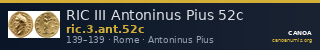 RIC III Antoninus Pius 52c — CANOA