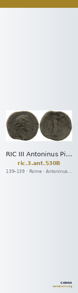 RIC III Antoninus Pius 530B — CANOA