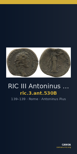 RIC III Antoninus Pius 530B — CANOA