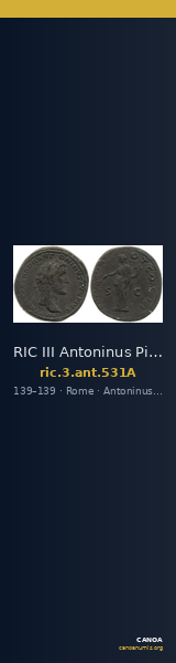 RIC III Antoninus Pius 531A — CANOA