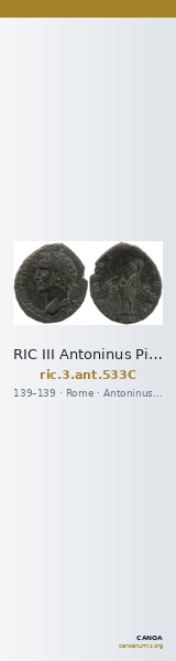 RIC III Antoninus Pius 533C — CANOA