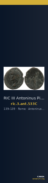 RIC III Antoninus Pius 533C — CANOA