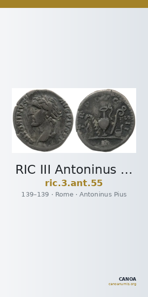 RIC III Antoninus Pius 55 — CANOA