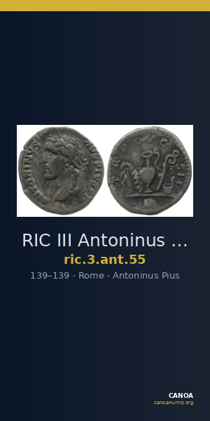 RIC III Antoninus Pius 55 — CANOA