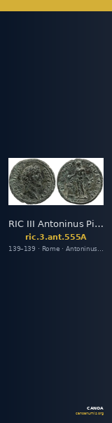 RIC III Antoninus Pius 555A — CANOA
