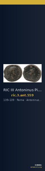 RIC III Antoninus Pius 559 — CANOA