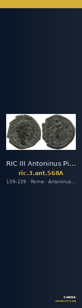 RIC III Antoninus Pius 568A — CANOA
