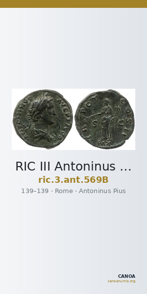 RIC III Antoninus Pius 569B — CANOA
