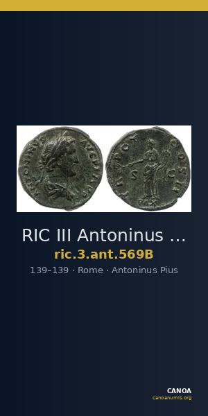 RIC III Antoninus Pius 569B — CANOA