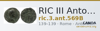 RIC III Antoninus Pius 569B — CANOA