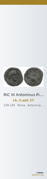 RIC III Antoninus Pius 57 — CANOA