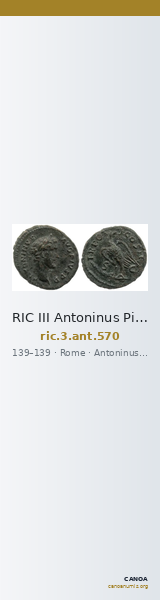 RIC III Antoninus Pius 570 — CANOA