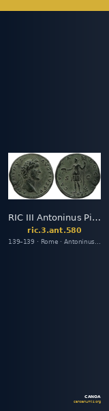 RIC III Antoninus Pius 580 — CANOA