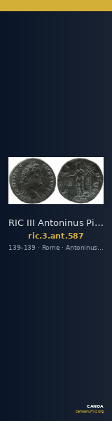 RIC III Antoninus Pius 587 — CANOA