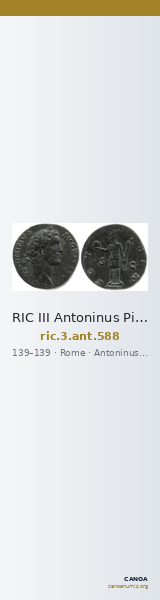 RIC III Antoninus Pius 588 — CANOA