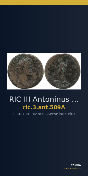 RIC III Antoninus Pius 589A — CANOA