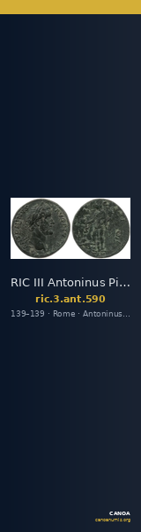 RIC III Antoninus Pius 590 — CANOA