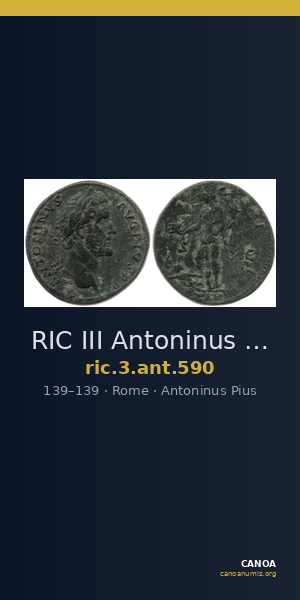 RIC III Antoninus Pius 590 — CANOA