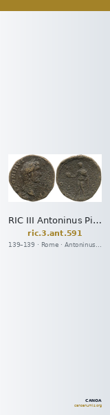 RIC III Antoninus Pius 591 — CANOA
